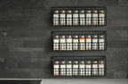  Friendly Kitchen Ophangbaar Kruidenrek - 4 Kruidenrekjes Voor Totaal 32 Kruidenpotjes - Spice Rack - Staal - Zwart