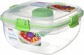  Sistema Salade Box Met Bestek - Geelgroen