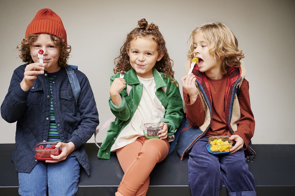  Mepal – Waterfles + Lunchbox + Fruitbox Campus – Pink – Drinkfles Voor Kinderen – Broodtrommel – Fruitbakje – Giftset