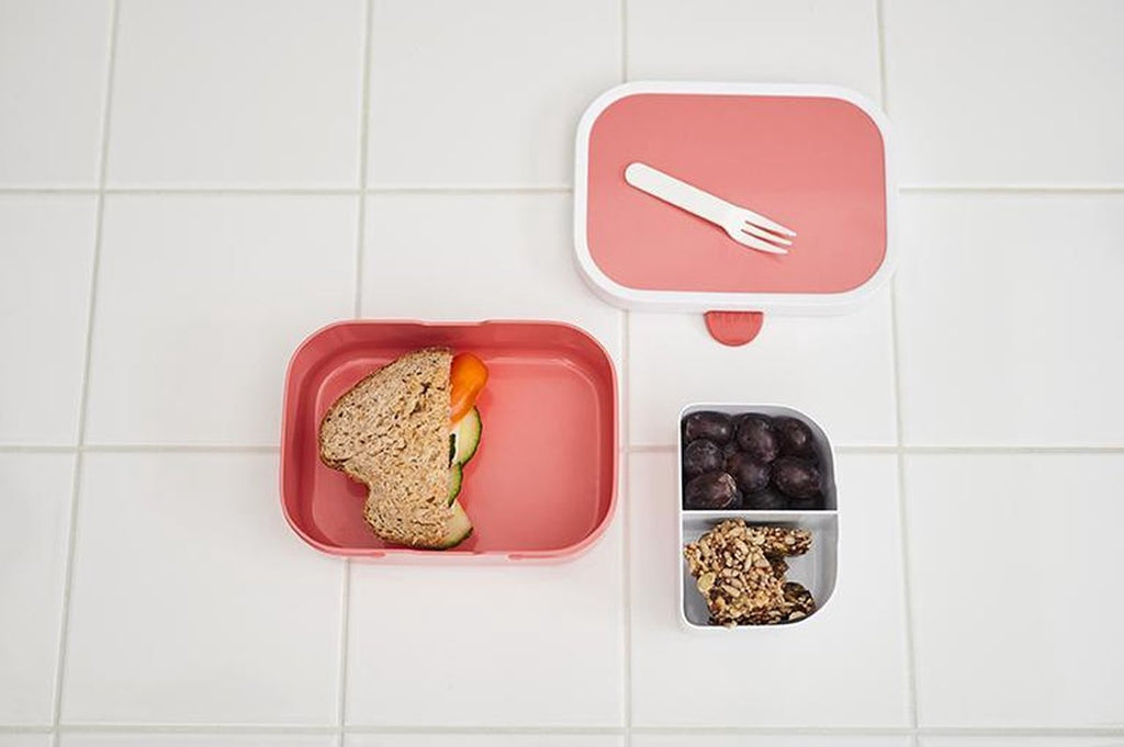  Mepal – Lunchset Campus (pu + Lb) – Pop-up Drinkfles En Broodtrommel Voor Kinderen – Roze – Bento Box – Lekvrij