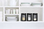  Brabantia Voorraadbussen - 1,4 L - Matt Black - 3 Stuks - Met Venster
