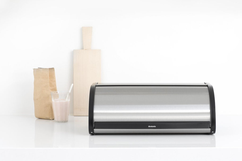  Brabantia Broodtrommel - Met Schuifdeksel - Matt Steel Fingerprint Proof