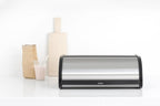  Brabantia Broodtrommel - Met Schuifdeksel - Matt Steel Fingerprint Proof