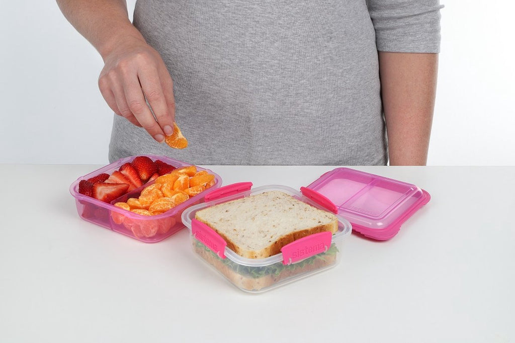 Sistema To Go Snackdoos Snack Attack Duo - Roze- 975 Ml