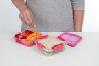  Sistema To Go Snackdoos Snack Attack Duo - Roze- 975 Ml