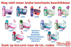 Unicorn Broodtrommel + PET Drinkfles Lichtblauw | Eenhoorn Lunchbox Set Voor Meisjes LS22