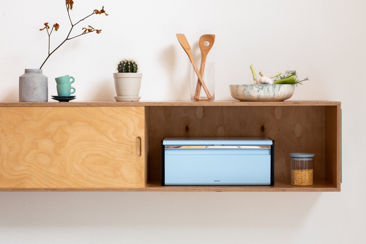  Brabantia Broodtrommel - Met Klepdeksel - Dreamy Blue