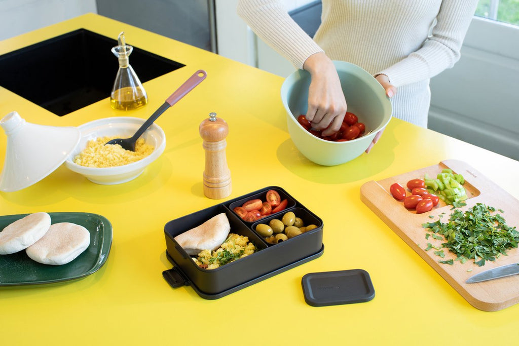  Brabantia Make &amp; Take Bento Lunchbox Incl Bentobox - Large - Kunststof - Dark Grey
