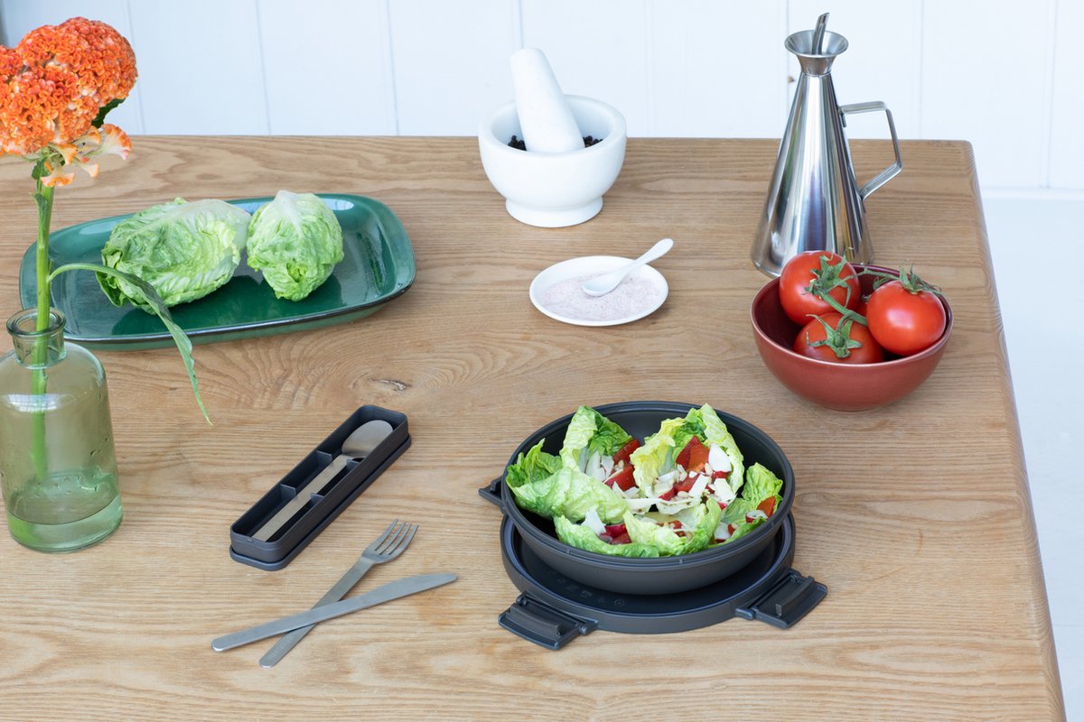  Brabantia Make &amp; Take Lunchkom - 1 L - Kunststof - Dark Grey