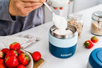  Kambukka Bora - Lunchbox - 400 Ml - Voedselcontainer Houdt 6 Uur Warm &amp; 100 % Lekvrij - Deep Teal