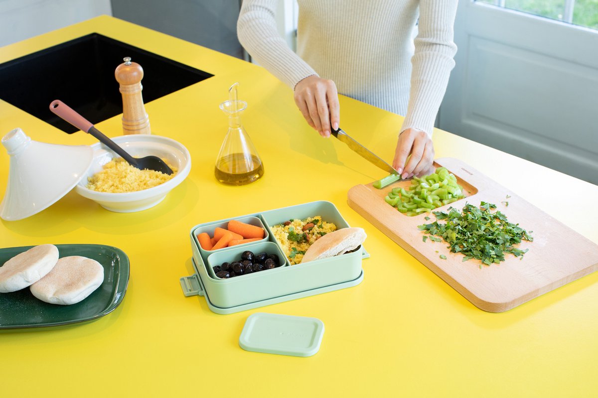  Brabantia Make &amp; Take Bento Lunchbox Incl Bentobox- Large - Kunststof - Jade Green