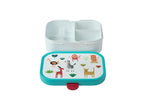  Mepal – Lunchset Campus (pu + Lb) – Pop-up Drinkfles En Broodtrommel Voor Kinderen – Animal Friends – Bento Box – Lekvrij