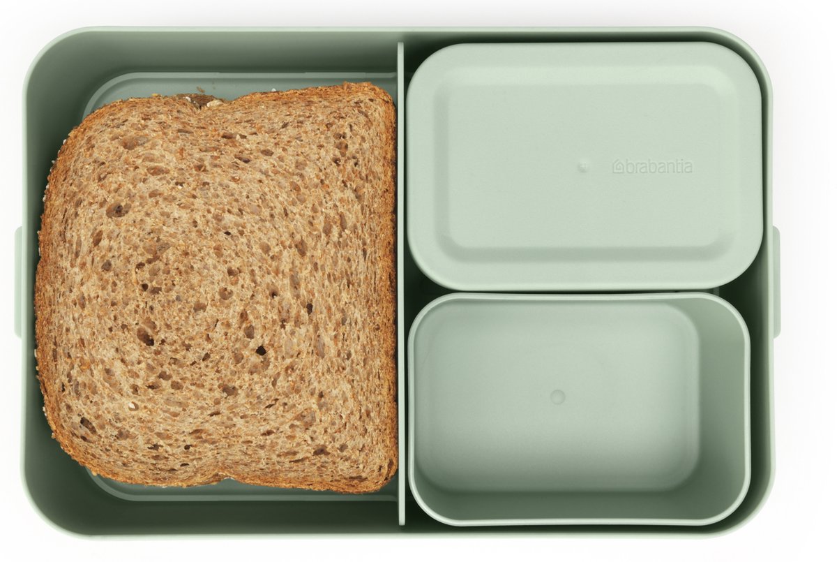  Brabantia Make &amp; Take Bento Lunchbox Incl Bentobox- Large - Kunststof - Jade Green