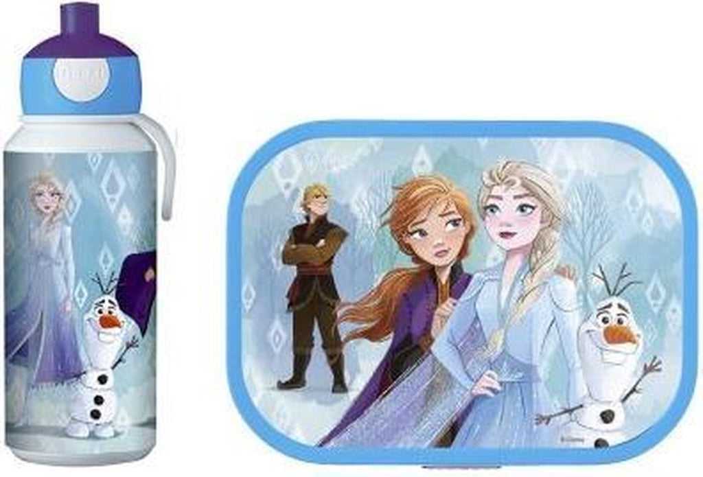  Mepal – Lunchset Campus (pu + Lb) – Pop-up Drinkfles En Broodtrommel Voor Kinderen – Frozen II – Bento Box – Lekvrij
