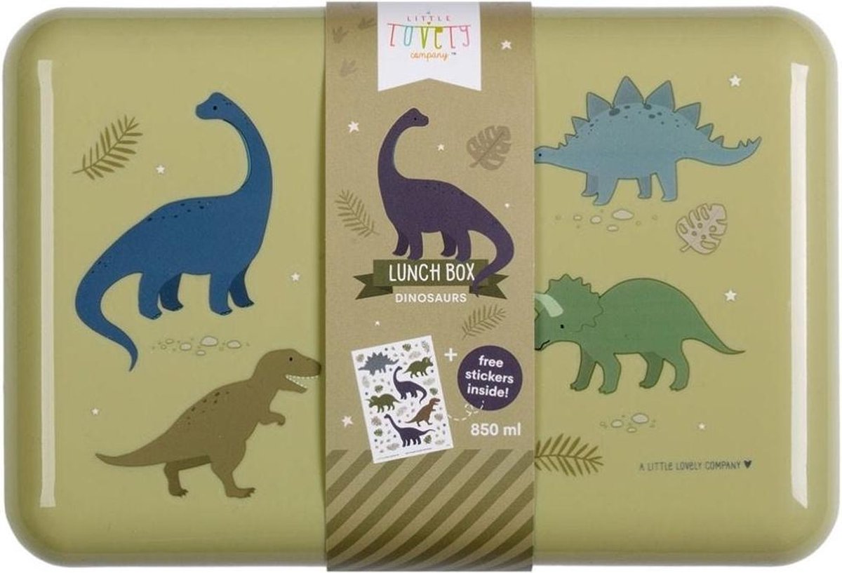  Broodtrommel / Lunch Box: Dino | A Little Lovely Company