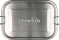  Pandoo RVS Lunchbox - 1200 Ml - Incl. Divider + Katoenen Tas