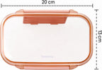  Homra Lunchbox STAQS Pink - Bento Box - 2 Laags Broodtrommel - 3 Compartimenten - Roze - Lunch To Go - Duurzaam Kunststof - BPA Vrij - 3 Vaks Lunchtrommel Voor Volwassenen - Inclusief Bestek - Magnetron, Diepvries, Vaatwasser Bestendig - Vers Houden