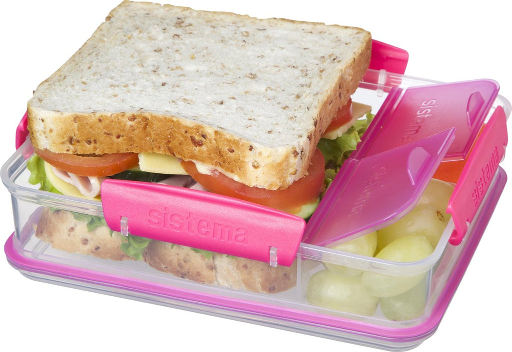  Sistema To Go Snackdoos Snack Attack Duo - Roze- 975 Ml