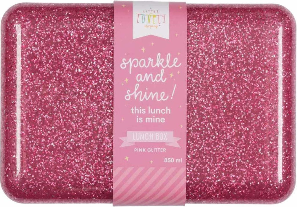  Lunch Box: Glitter - Roze | A Little Lovely Company