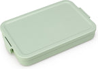  Brabantia Make &amp; Take Lunchbox - Plat - Kunststof - Jade Green