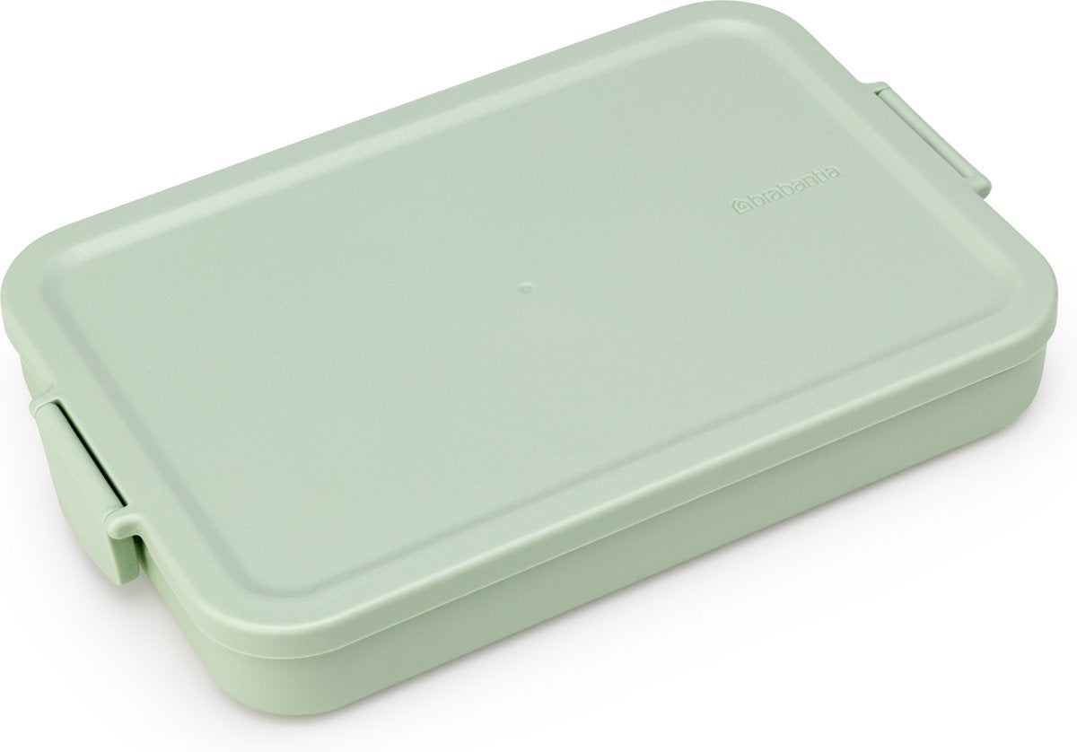  Brabantia Make &amp; Take Lunchbox - Plat - Kunststof - Jade Green