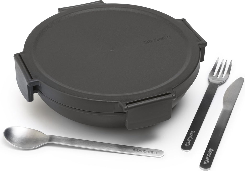  Brabantia Make &amp; Take Lunchkom - 1 L - Kunststof - Dark Grey