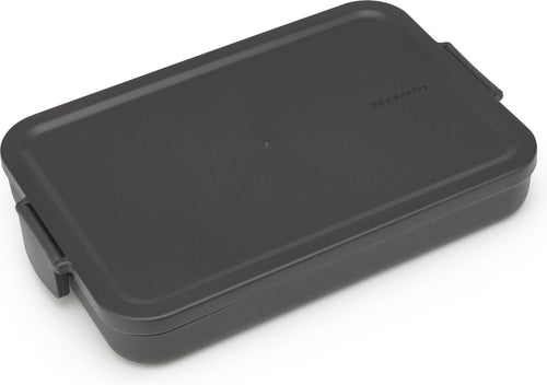 Brabantia Make &amp; Take Lunchbox - Plat - Kunststof - Dark Grey