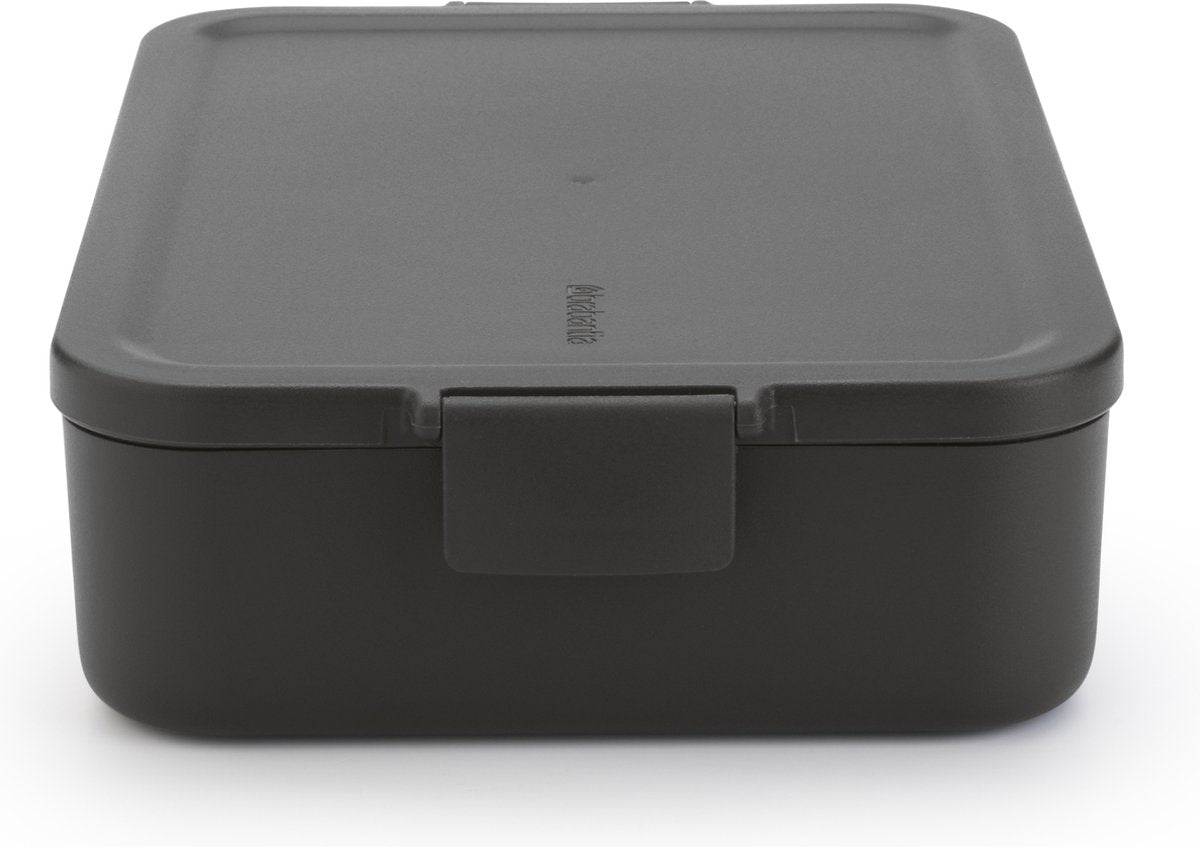  Brabantia Make &amp; Take Bento Lunchbox Incl Bentobox - Large - Kunststof - Dark Grey