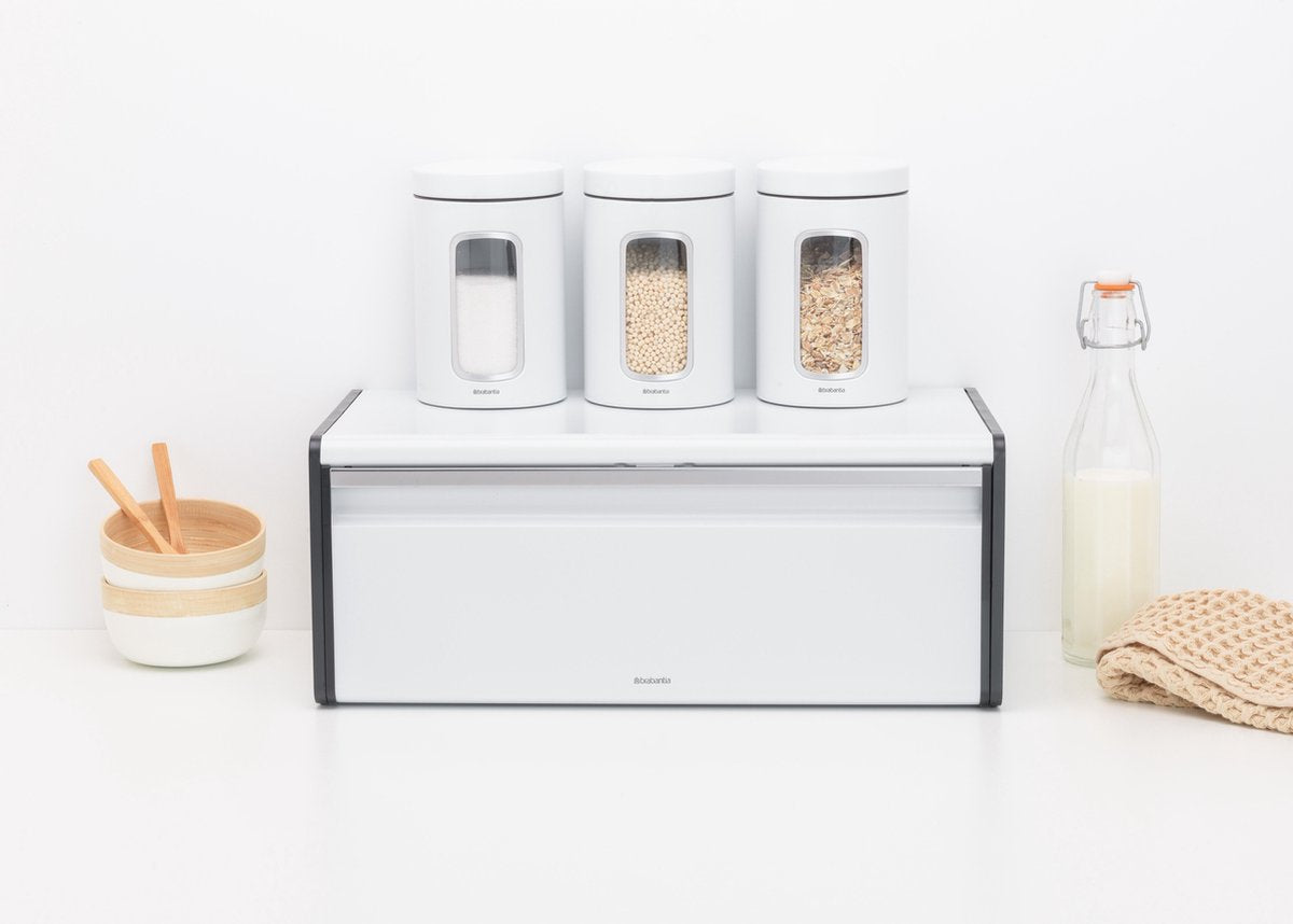  Brabantia Broodtrommel - Met Klepdeksel - White