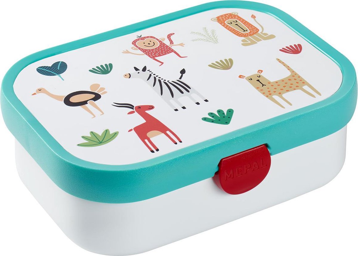  Mepal – Lunchset Campus (sb + Lb) – Schoolbeker En Broodtrommel Voor Kinderen – Animal Friends – Bento Box - Lekvrij
