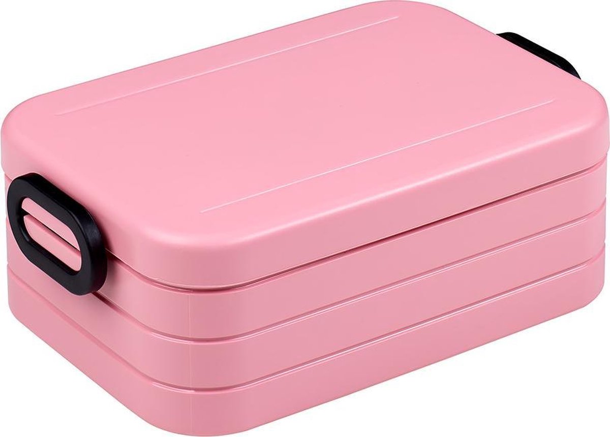  Mepal - Lunchbox Take A Break Midi – Geschikt Voor 4 Boterhammen – Nordic Pink – Lunchbox Voor Volwassenen