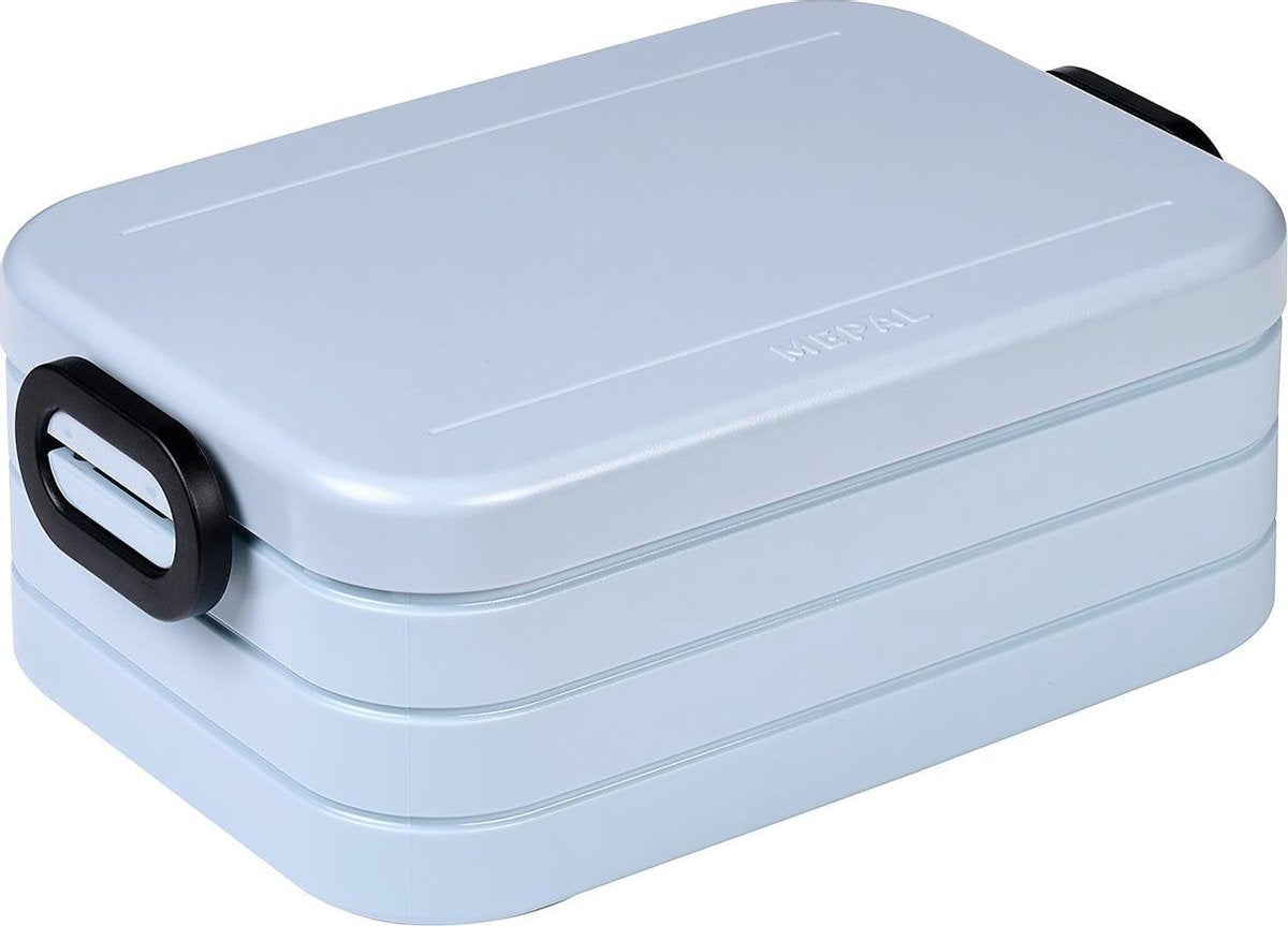  Mepal - Lunchbox Take A Break Midi – Geschikt Voor 4 Boterhammen – Nordic Blue – Lunchbox Voor Volwassenen