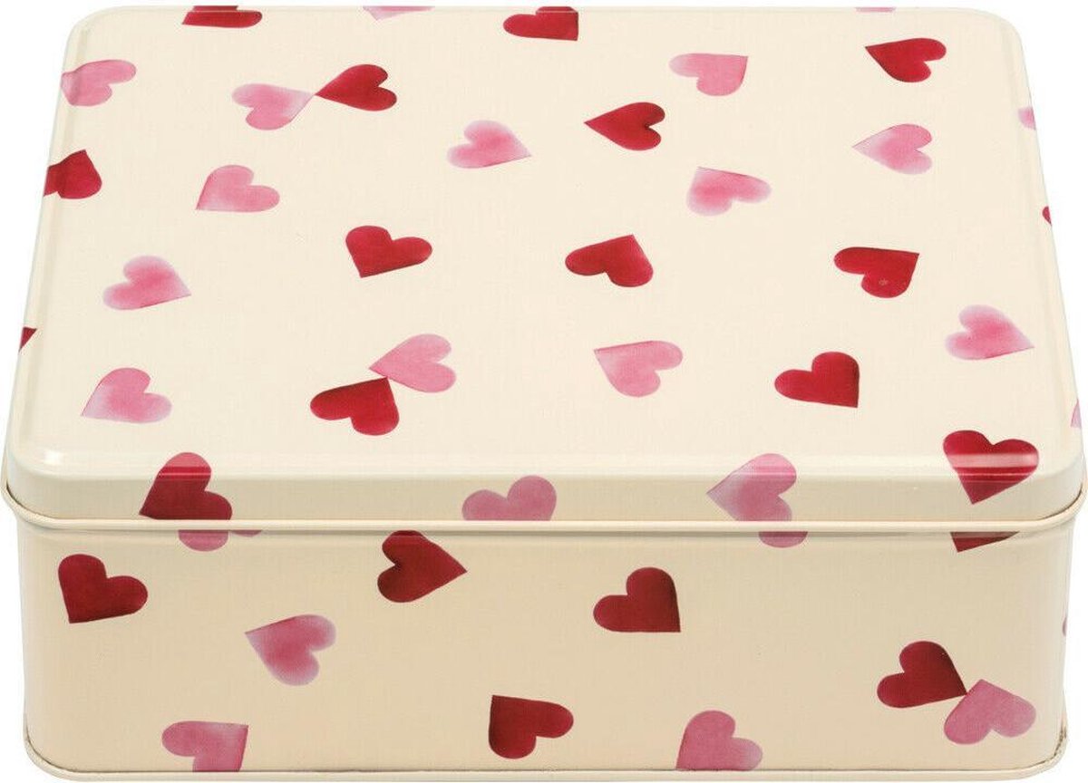  Emma Bridgewater - Vershouddoos - Bewaarblik - Rechthoek - Pink Hearts