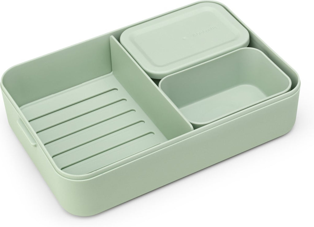  Brabantia Make &amp; Take Bento Lunchbox Incl Bentobox- Large - Kunststof - Jade Green