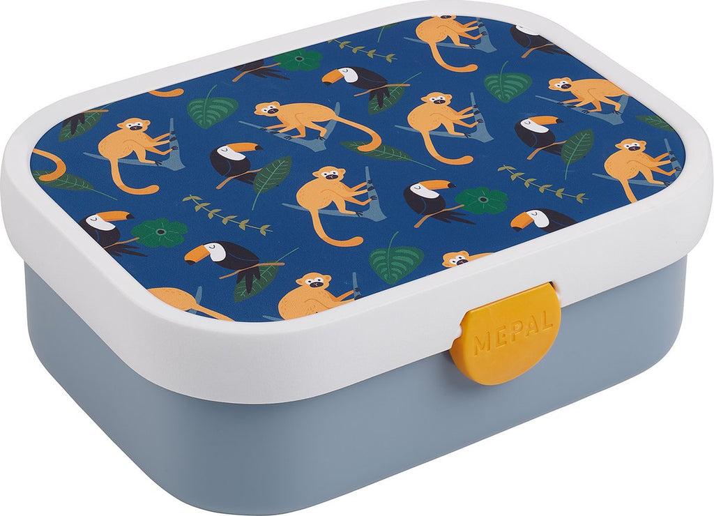 Mepal – Lunchset Campus (pu + Lb) – Pop-up Drinkfles En Broodtrommel Voor Kinderen – Jungle – Bento Box – Lekvrij