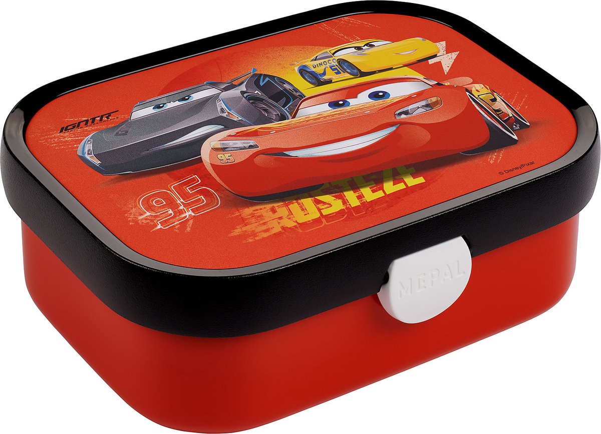  Mepal – Lunchset Campus (pu + Lb) – Pop-up Drinkfles En Broodtrommel Voor Kinderen – Cars – Bento Box – Lekvrij