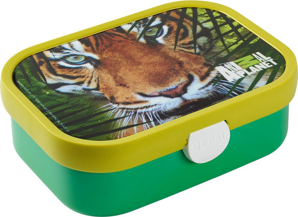  Mepal – Lunchset Campus (pu + Lb) – Pop-up Drinkfles En Broodtrommel Voor Kinderen – Animal Planet Tijger – Bento Box – Lekvrij