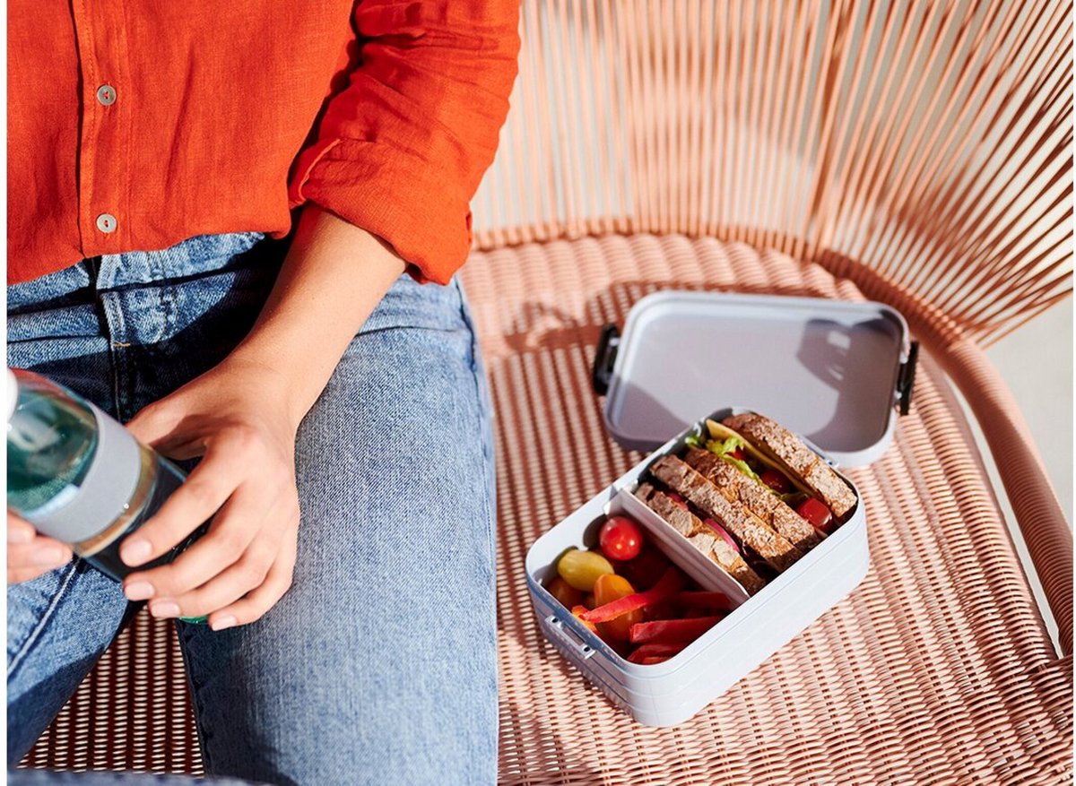  Mepal - Lunchbox Take A Break Midi – Geschikt Voor 4 Boterhammen – Nordic Pink – Lunchbox Voor Volwassenen