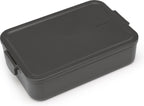 Brabantia Make &amp; Take Bento Lunchbox Incl Bentobox - Large - Kunststof - Dark Grey