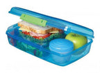  Sistema Bento Box 1.76L Met Boterhamlade - Doorzichtig/Paars