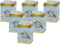 Merkloos Theeblik - Kruidenblik - Bewaarblik Oriental Garden 50 Gram | 6 Stuks
