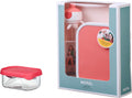  Mepal – Waterfles + Lunchbox + Fruitbox Campus – Pink – Drinkfles Voor Kinderen – Broodtrommel – Fruitbakje – Giftset