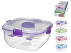  Sistema Salade Box Met Bestek - Geelgroen