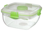  Sistema Salade Box Met Bestek - Geelgroen