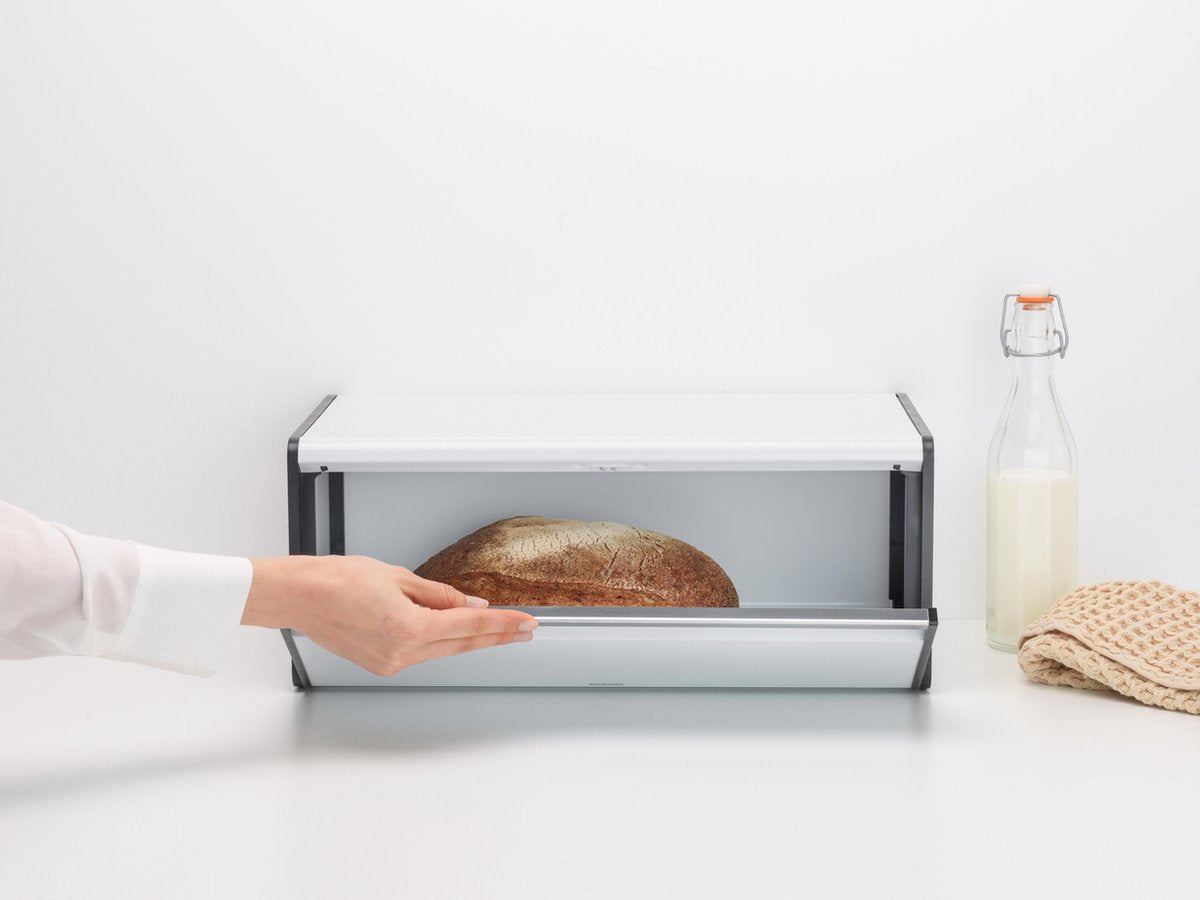  Brabantia Broodtrommel - Met Klepdeksel - White