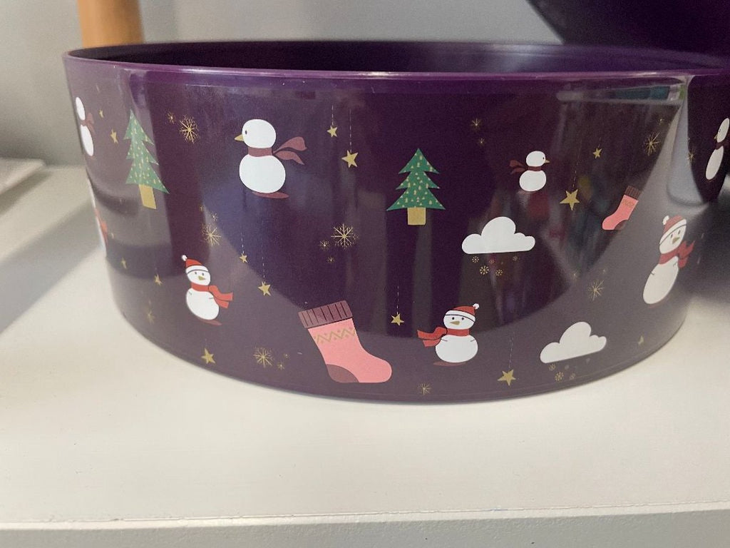  Tupperware Koekjesdoos "winter" (grote Versie