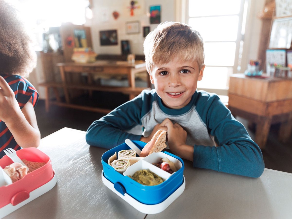  Mepal – Lunchset Campus (sb + Lb) – Schoolbeker En Broodtrommel Voor Kinderen – Blauw – Bento Box - Lekvrij