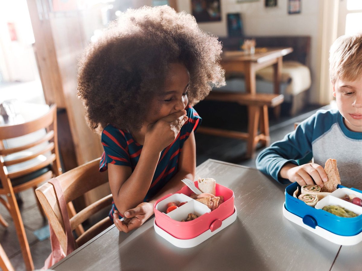  Mepal – Lunchset Campus (pu + Lb) – Pop-up Drinkfles En Broodtrommel Voor Kinderen – Roze – Bento Box – Lekvrij