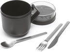  Brabantia Make &amp; Take Soepbeker - 0,6 L - Kunststof - Dark Grey