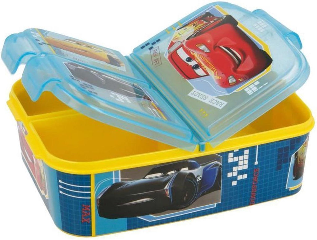  CARS Lunchbox - 3 Vakken - Disney Cars Broodtrommel
